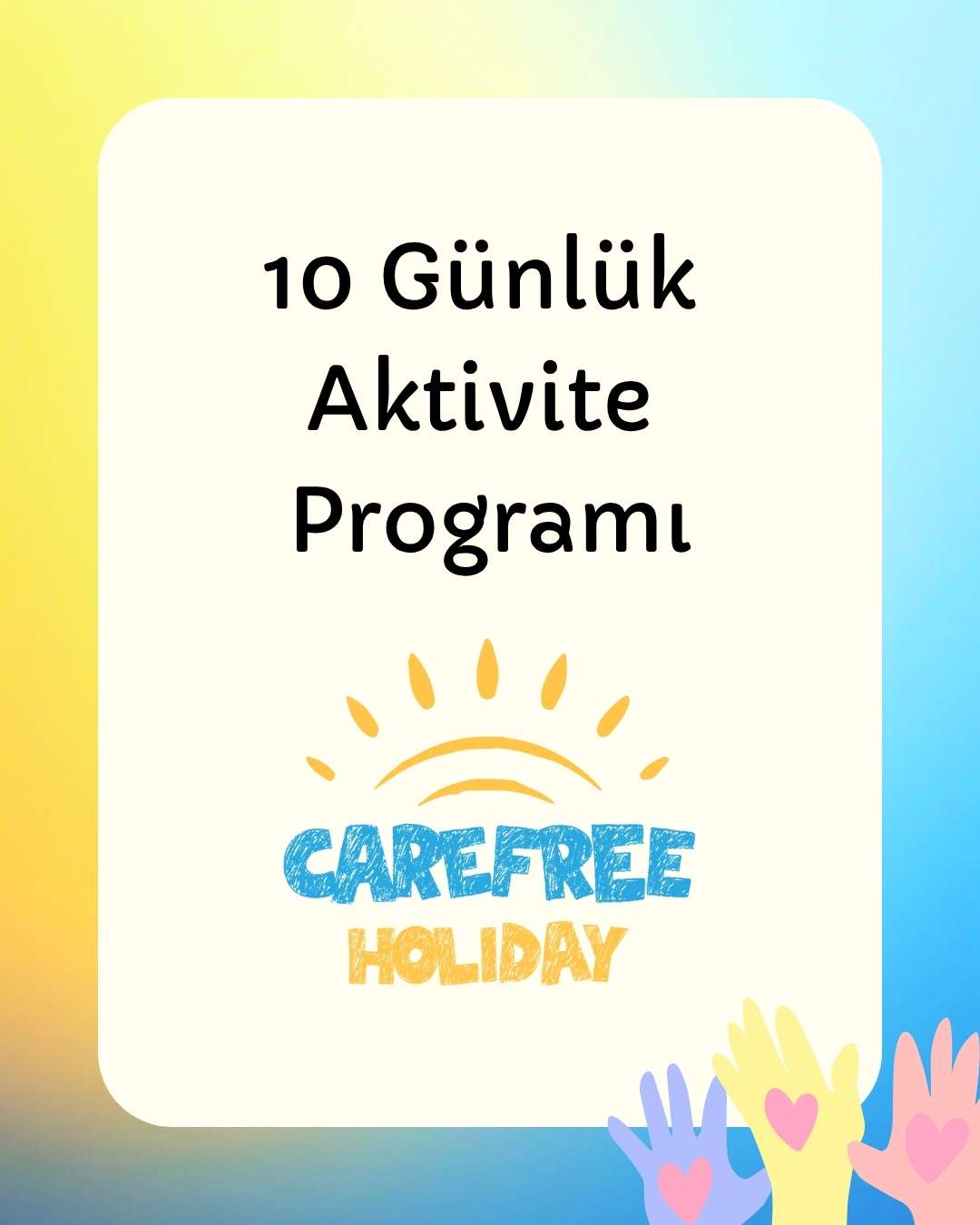 Carefree Holiday'e Hoş Geldiniz